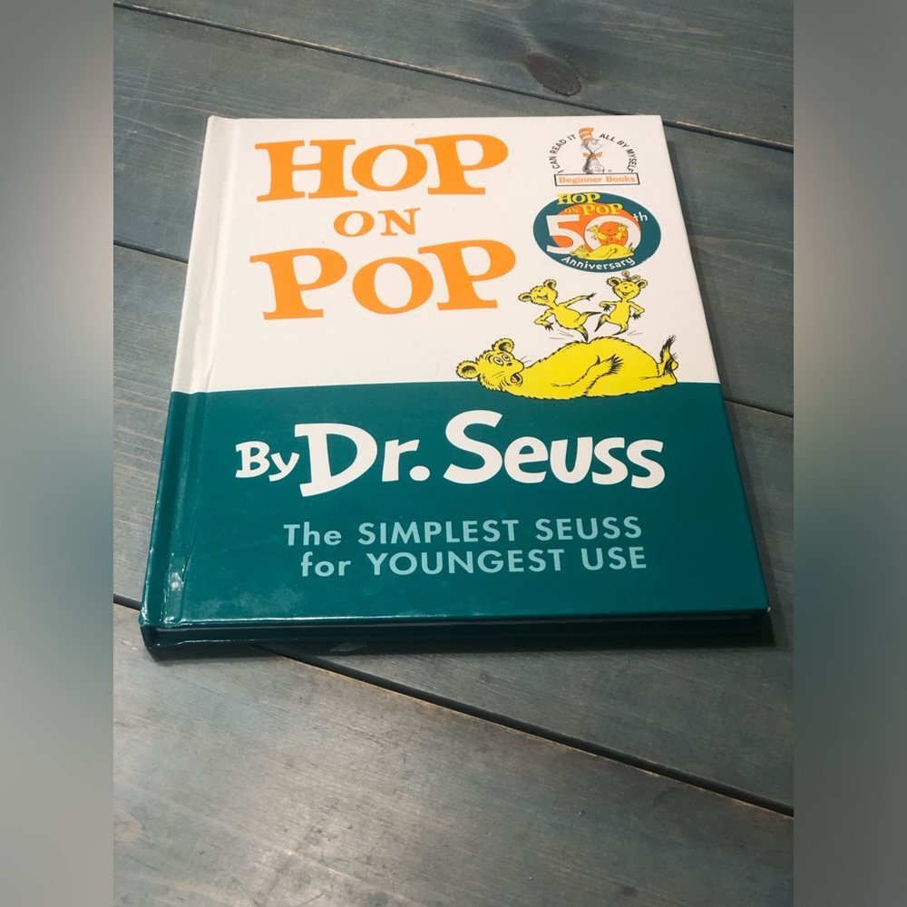 Hop on Pop by Dr. Seuss Hardcover Book